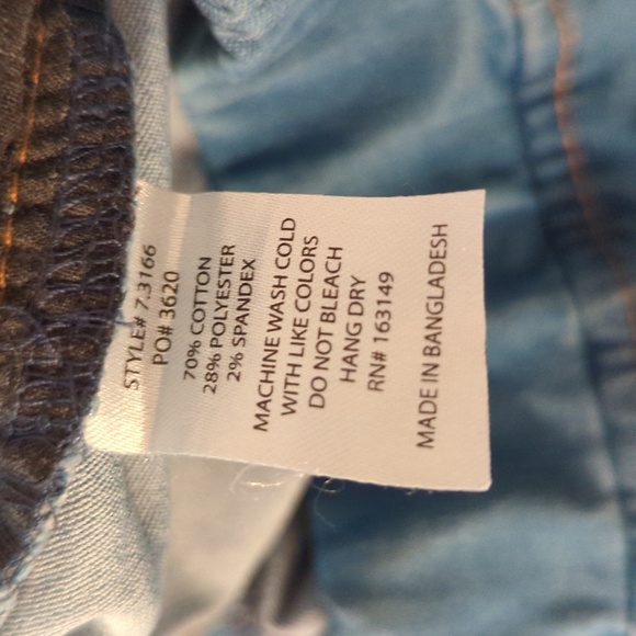 NEW Shiela Rose Distressed Jeggings via Nadine West Stretch Elastic Waist Size L - Picture 5 of 5